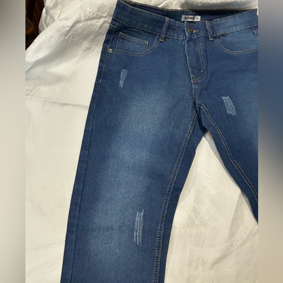 Rushers Jeans straight cut with distress on front size 32 - Picture 4 of 7